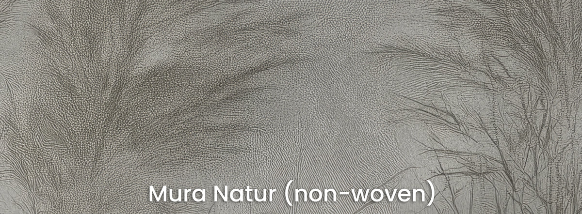 TANGLEWOOD auf Mura Natur – mattes Vlies unter weichen Grasrispen