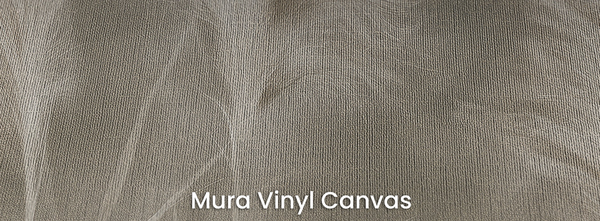 TAUPE CADENCE auf dem Trägermaterial Mura Vinyl Canvas – Leinwandstruktur