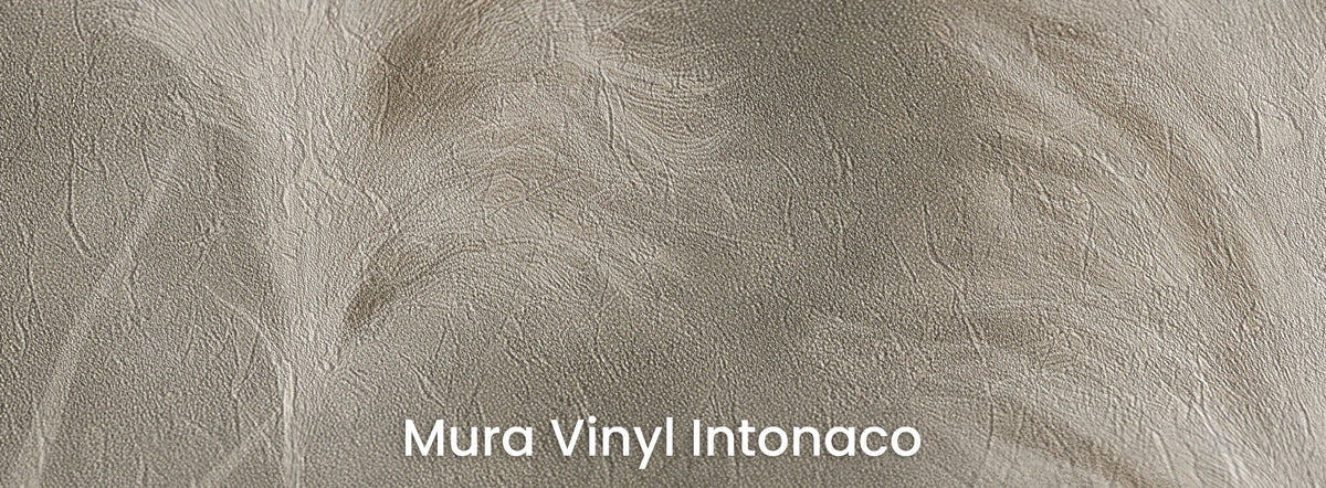 TAUPE CADENCE auf dem Trägermaterial Mura Vinyl Intonaco – Putzstruktur