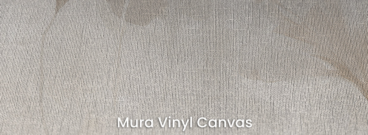 TAUPE MUSLIN on Mura Vinyl Canvas – canvas weave