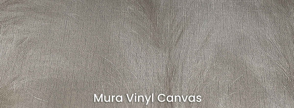 THROUGH MUSLIN auf dem Trägermaterial Mura Vinyl Canvas – Leinwandstruktur