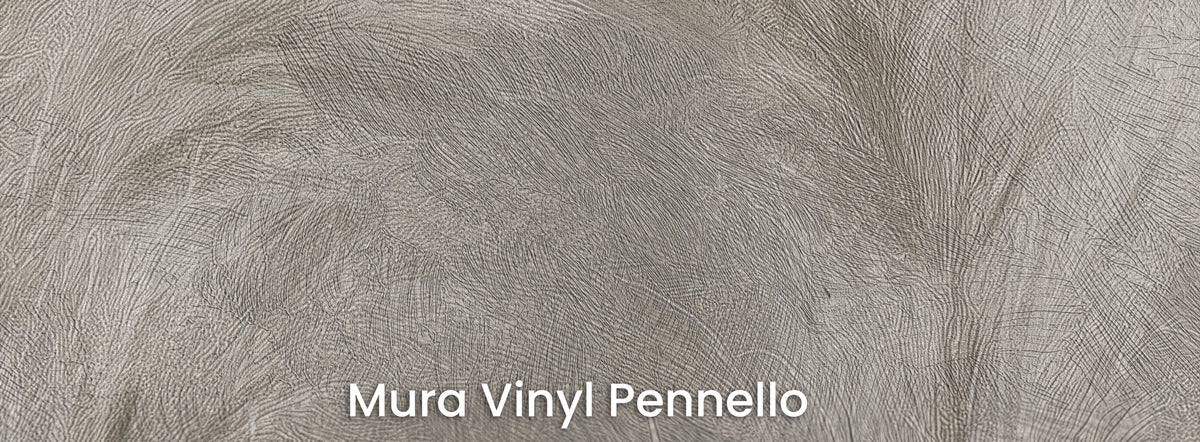 THROUGH MUSLIN auf dem Trägermaterial Mura Vinyl Pennello – sichtbare Pinselstriche