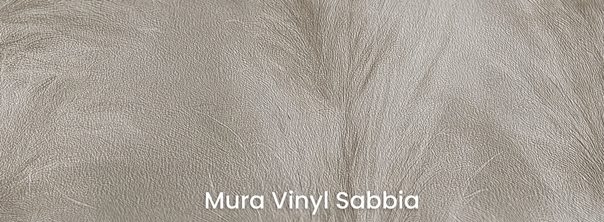 THROUGH MUSLIN auf dem Trägermaterial Mura Vinyl Sabbia – grobe Sandkörnung