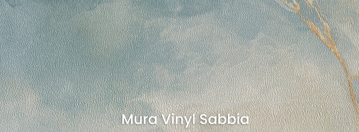 TRAVERTINE ATLAS sur le support Mura Vinyl Sabbia – texture marquée de gros grain de sable