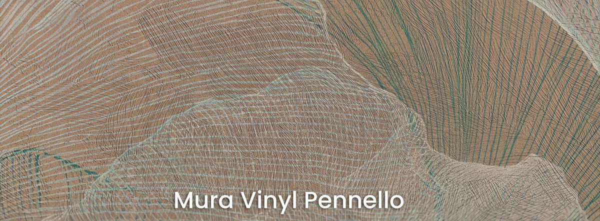 TULLE auf Mura Vinyl Pennello – sichtbare Pinselstriche