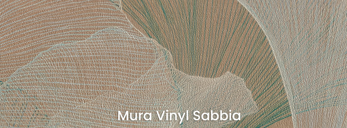 TULLE auf Mura Vinyl Sabbia – körnige Sandstruktur