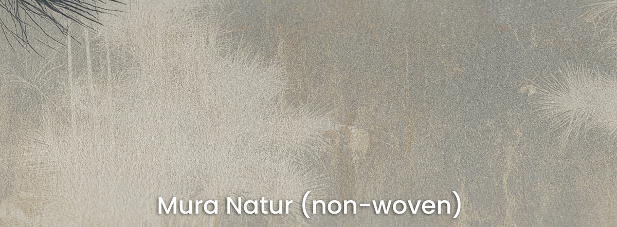 TWIN SENTRIES auf dem Trägermaterial Mura Natur – mattes Vlies