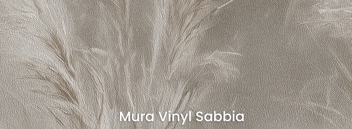 VESPER COLONNADE auf dem Trägermaterial Mura Vinyl Sabbia – grobe Sandkörnung
