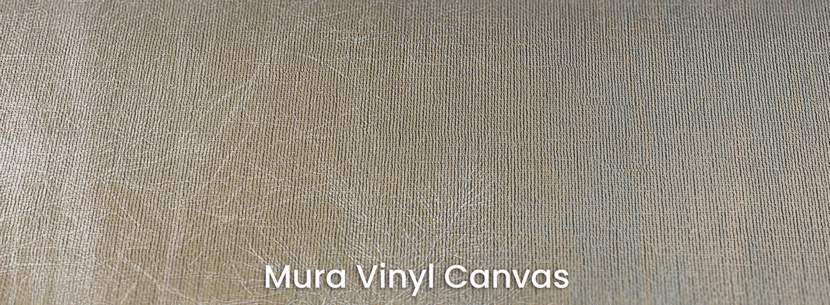 WHITE THAW sur le support Mura Vinyl Canvas – trame de toile