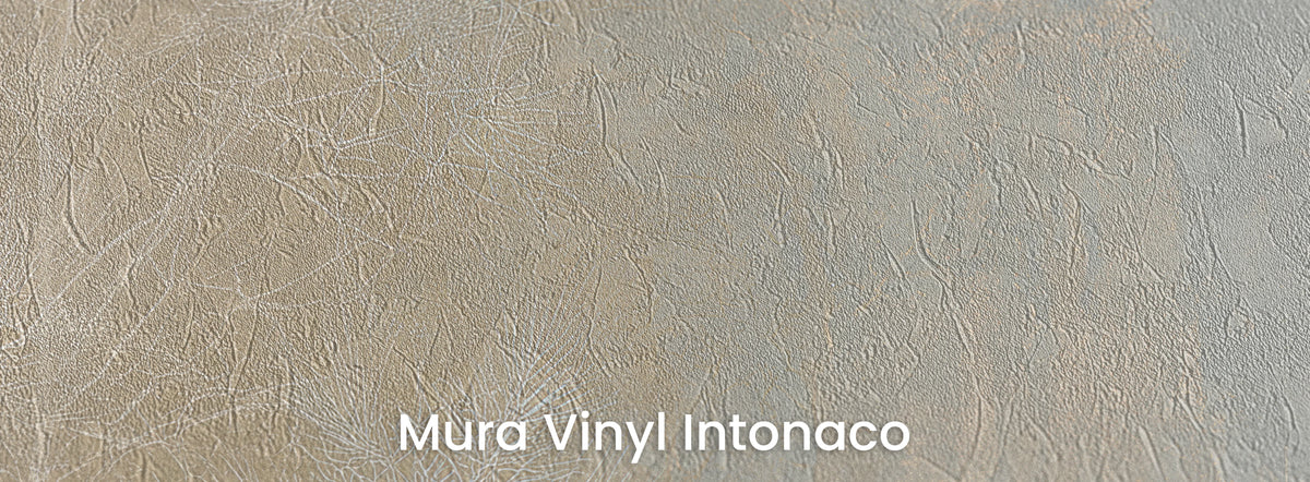 WHITE THAW sur le support Mura Vinyl Intonaco – texture d'enduit taloché