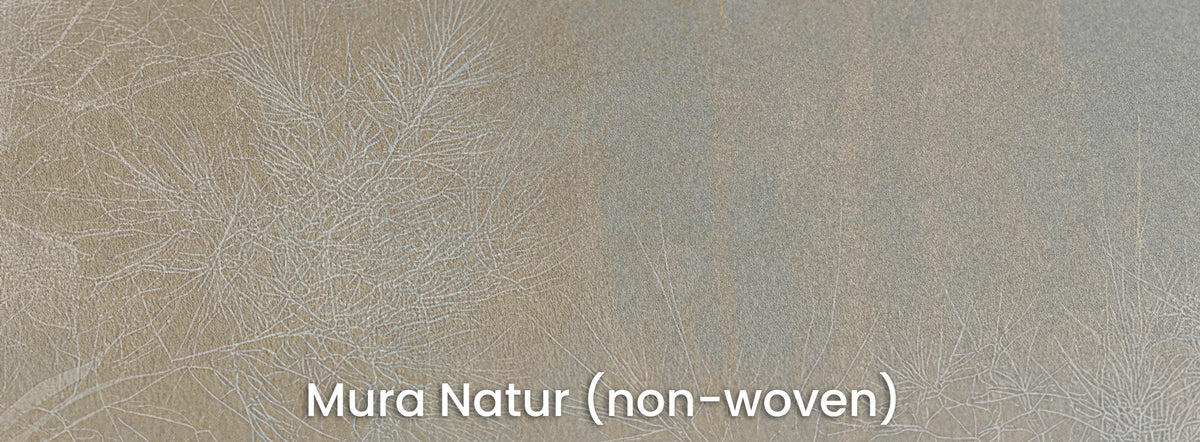 WHITE THAW sur le support Mura Natur – texture mate de l'intissé