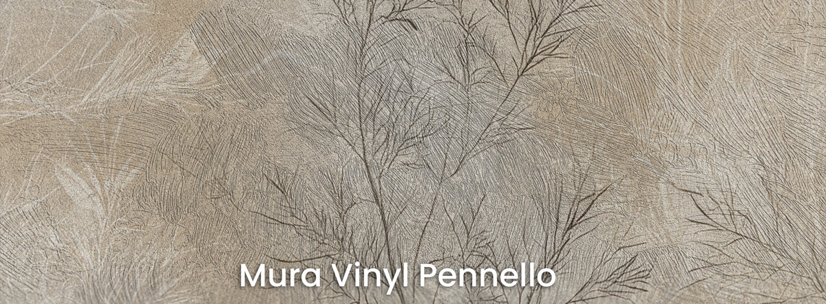 WILLOW SCREEN na podłożu Mura Vinyl Pennello – widoczne pociągnięcia pędzla