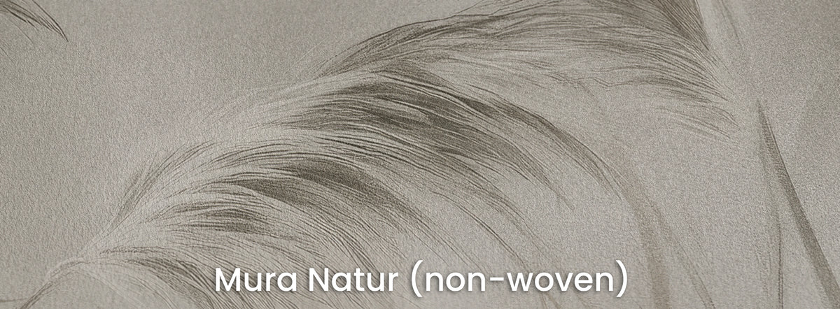 WIND ETCHING on Mura Natur – matt non-woven texture