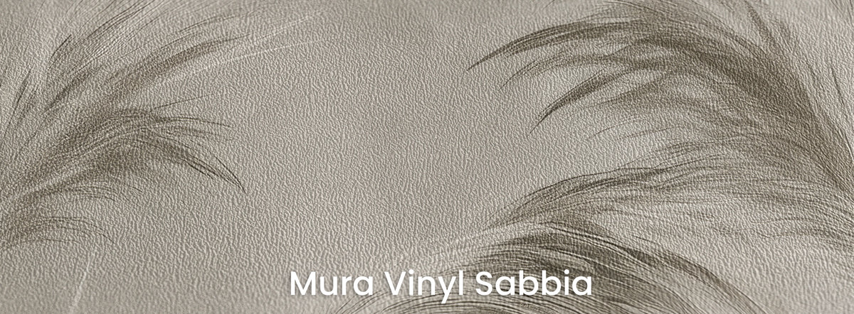 WIND ETCHING on Mura Vinyl Sabbia – sand grain texture
