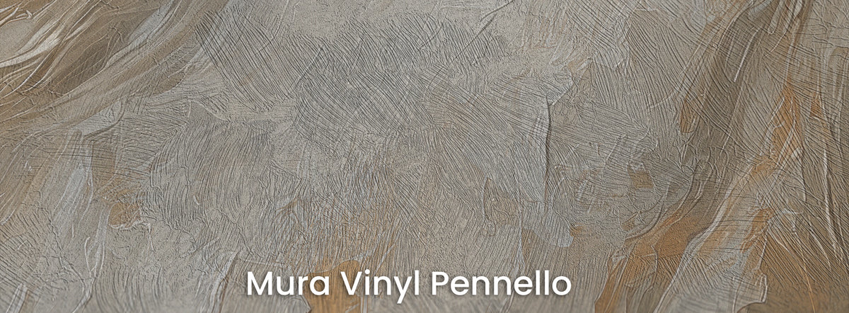 WINDSWEPT MANE sobre el soporte Mura Vinyl Pennello – textura de pinceladas