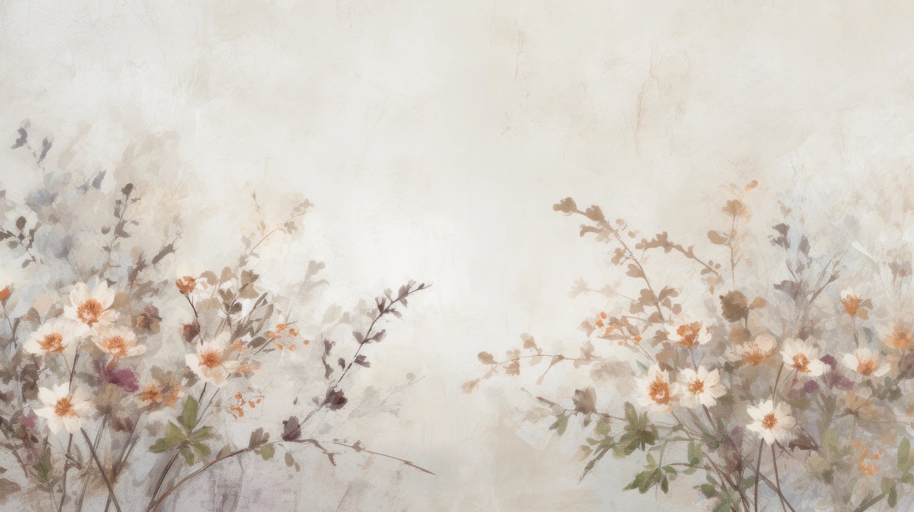 Pattern preview: Prezentacja całego wzoru fototapety o nazwie EtherealBlossoms
