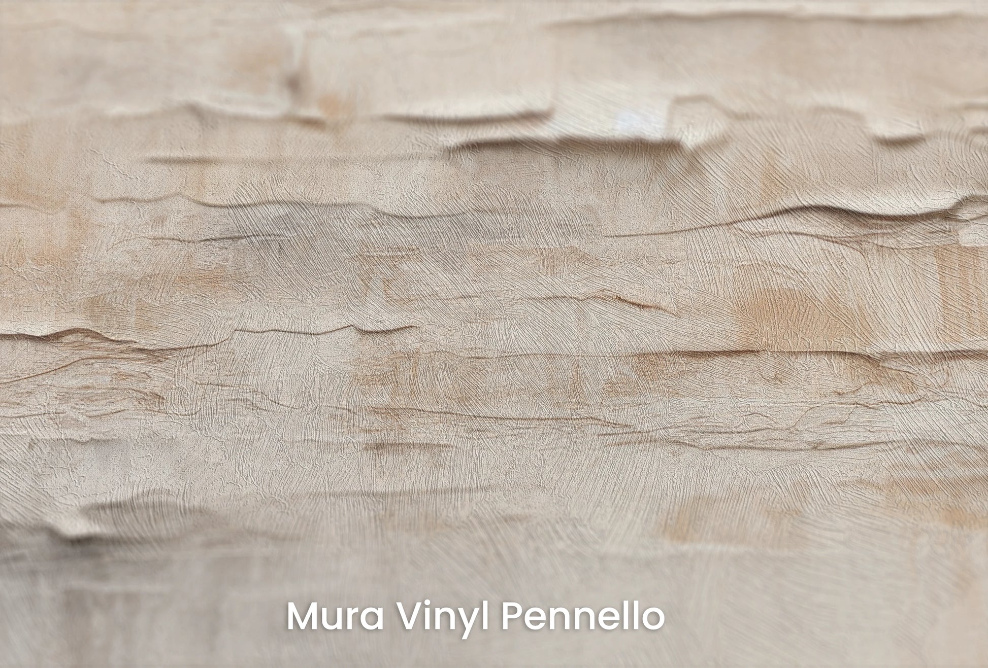 Zbliżenie na artystyczną fototapetę o nazwie Whispering Layers na podłożu Mura Vinyl Pennello - faktura pociągnięć pędzla malarskiego.