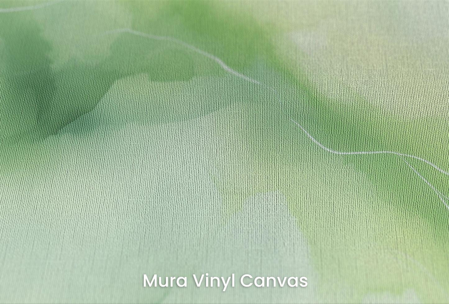 Zbliżenie na artystyczną fototapetę o nazwie Mglisty Poranek #3 na podłożu Mura Vinyl Canvas - faktura naturalnego płótna.
