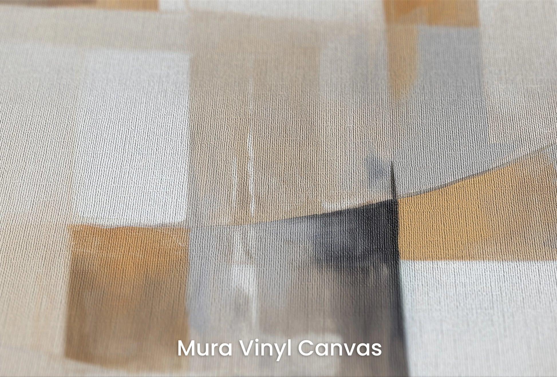 Zbliżenie na artystyczną fototapetę o nazwie Harmony in Motion #2 na podłożu Mura Vinyl Canvas - faktura naturalnego płótna.