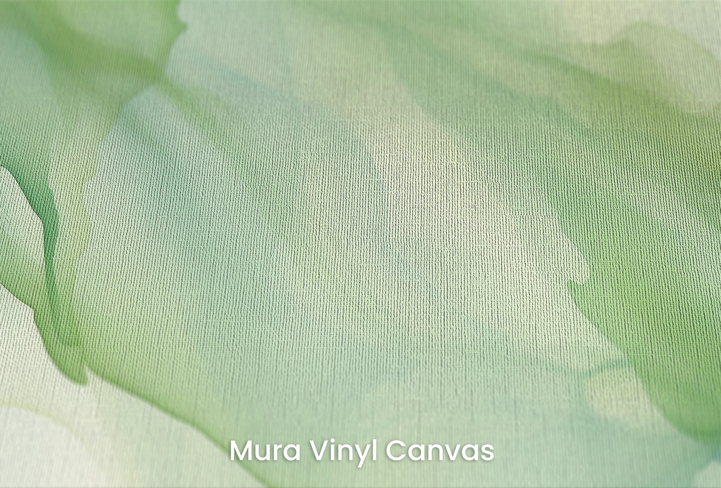 Zbliżenie na artystyczną fototapetę o nazwie Światło Leśne na podłożu Mura Vinyl Canvas - faktura naturalnego płótna.
