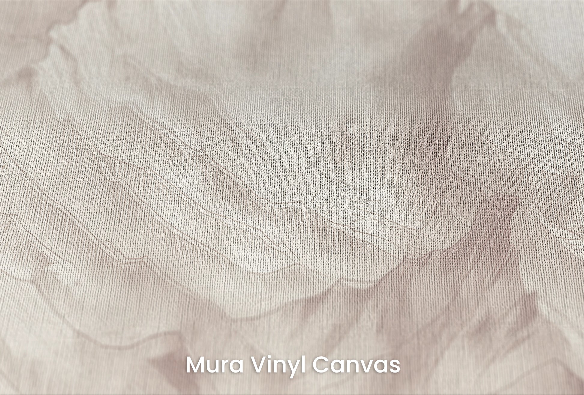 Zbliżenie na artystyczną fototapetę o nazwie Sepia Ridges na podłożu Mura Vinyl Canvas - faktura naturalnego płótna.