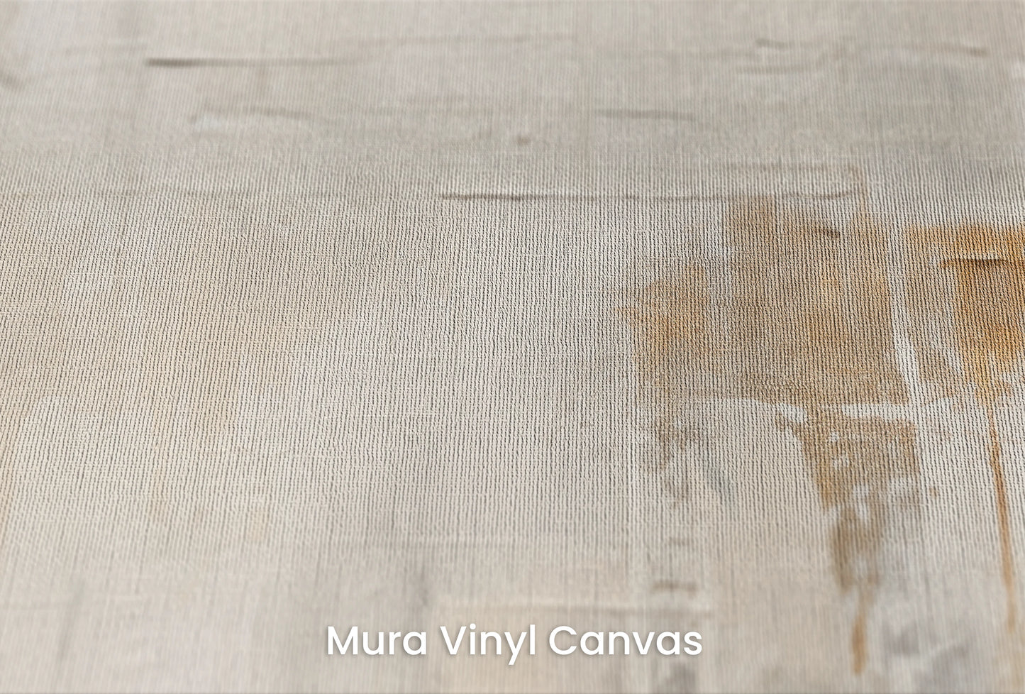 Zbliżenie na artystyczną fototapetę o nazwie Reflective Echo na podłożu Mura Vinyl Canvas - faktura naturalnego płótna.