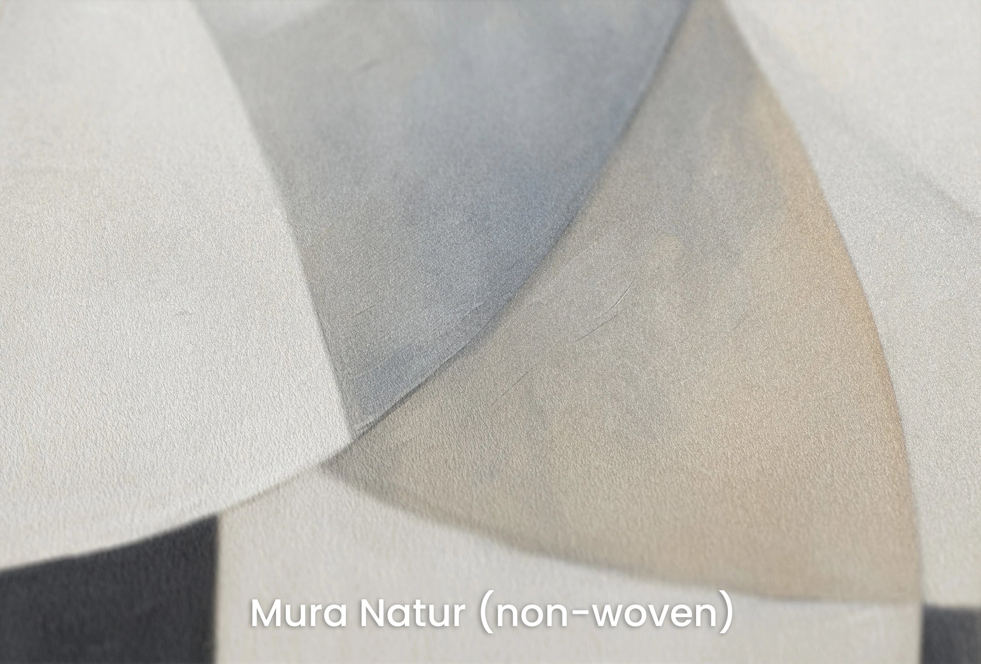 Zbliżenie na artystyczną fototapetę o nazwie Serenity Curves na podłożu Mura Natur (non-woven) - naturalne i ekologiczne podłoże.