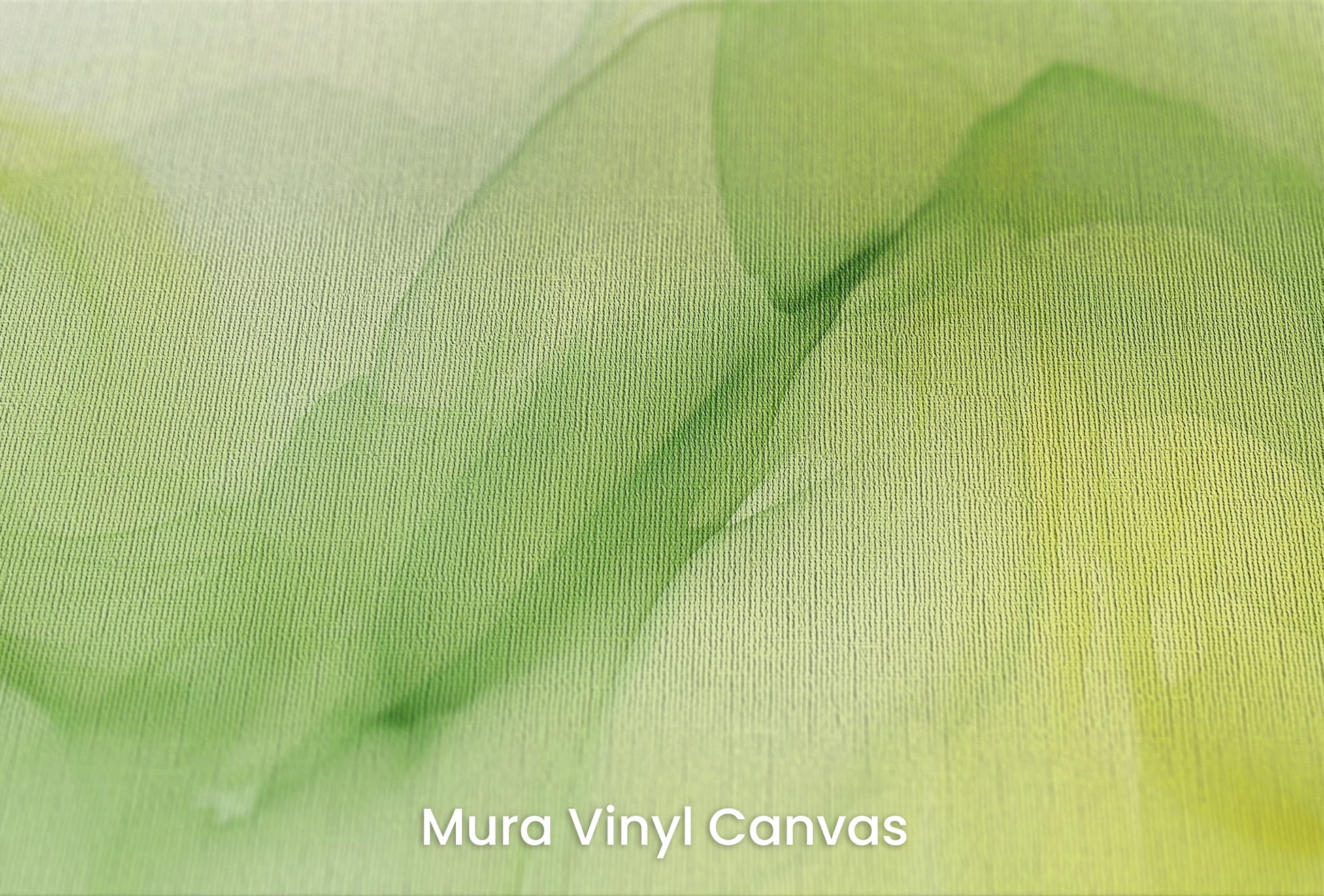 Zbliżenie na artystyczną fototapetę o nazwie Harmonia Ogrodu na podłożu Mura Vinyl Canvas - faktura naturalnego płótna.