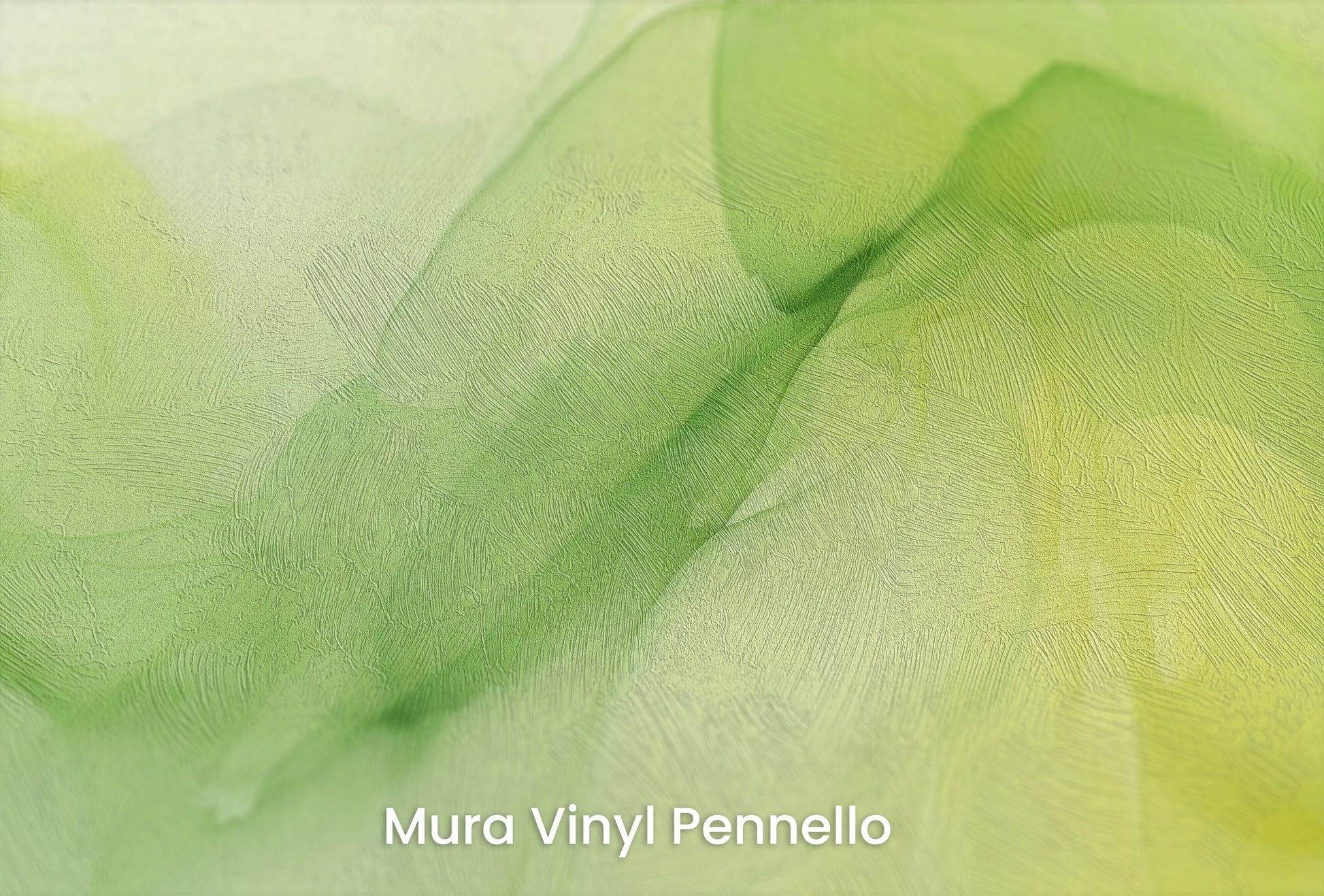 Zbliżenie na artystyczną fototapetę o nazwie Harmonia Ogrodu na podłożu Mura Vinyl Pennello - faktura pociągnięć pędzla malarskiego.