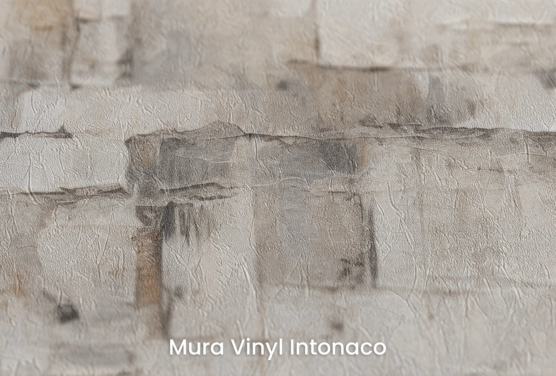 Zbliżenie na artystyczną fototapetę o nazwie Parchment Tactile na podłożu Mura Vinyl Intonaco - struktura tartego tynku.