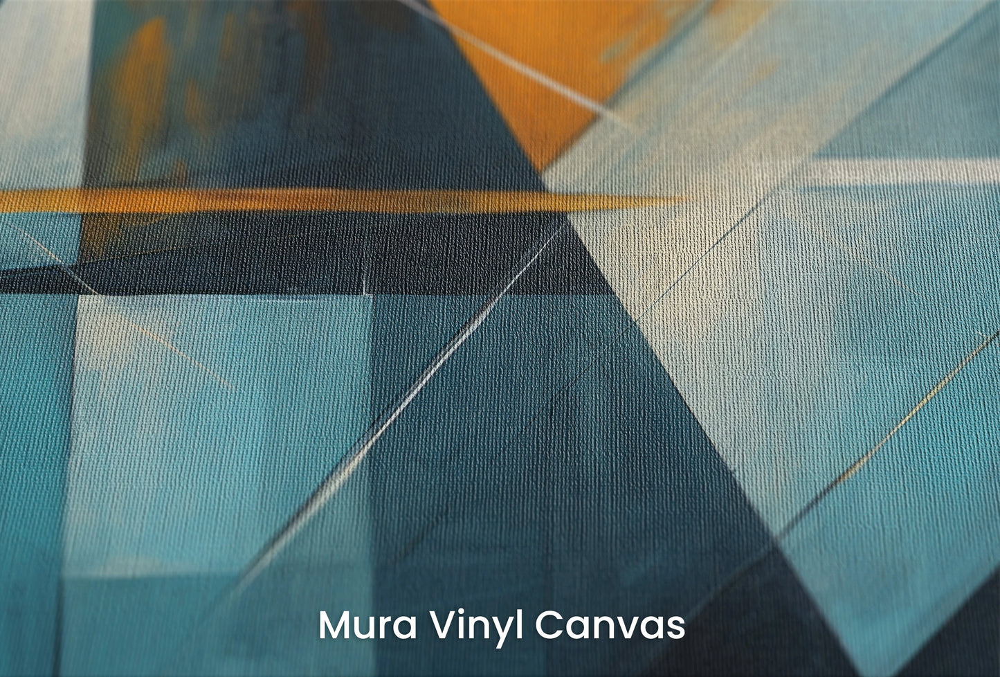 Zbliżenie na artystyczną fototapetę o nazwie Dynamic Contrast #4 na podłożu Mura Vinyl Canvas - faktura naturalnego płótna.