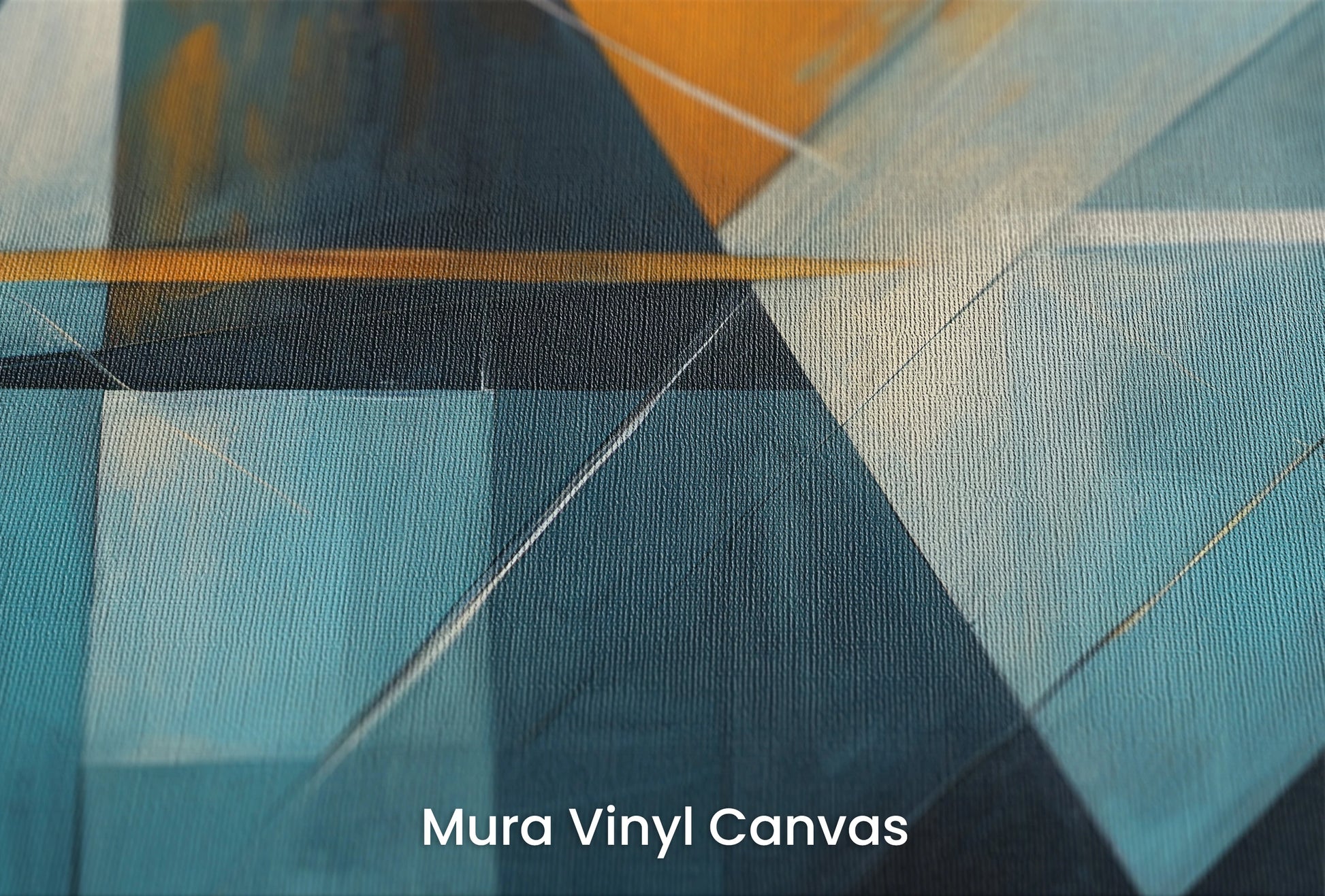 Zbliżenie na artystyczną fototapetę o nazwie Dynamic Contrast #4 na podłożu Mura Vinyl Canvas - faktura naturalnego płótna.