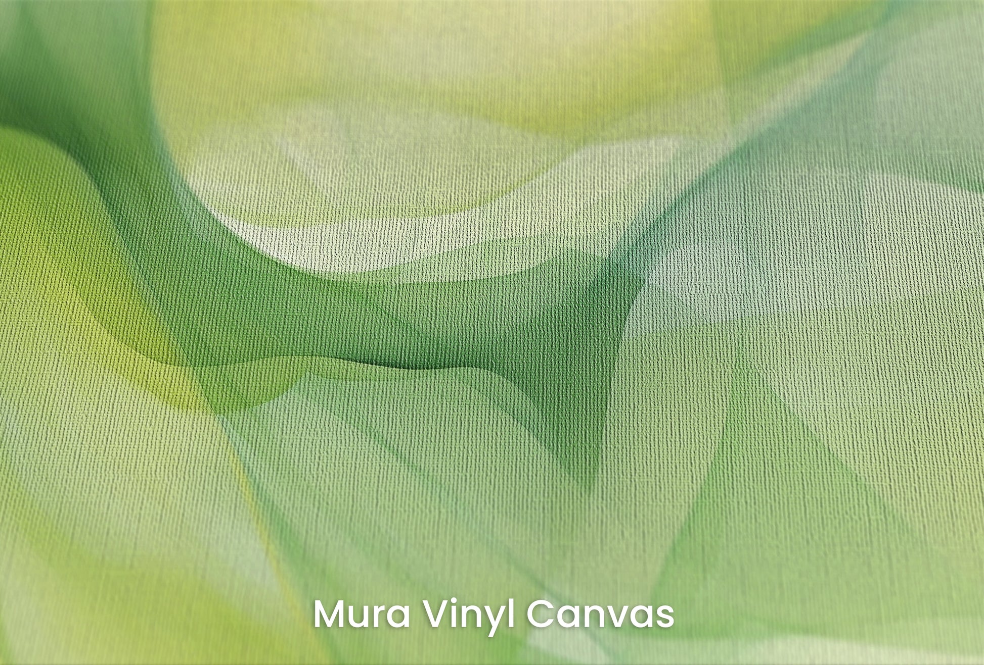 Zbliżenie na artystyczną fototapetę o nazwie Żółty Wir na podłożu Mura Vinyl Canvas - faktura naturalnego płótna.