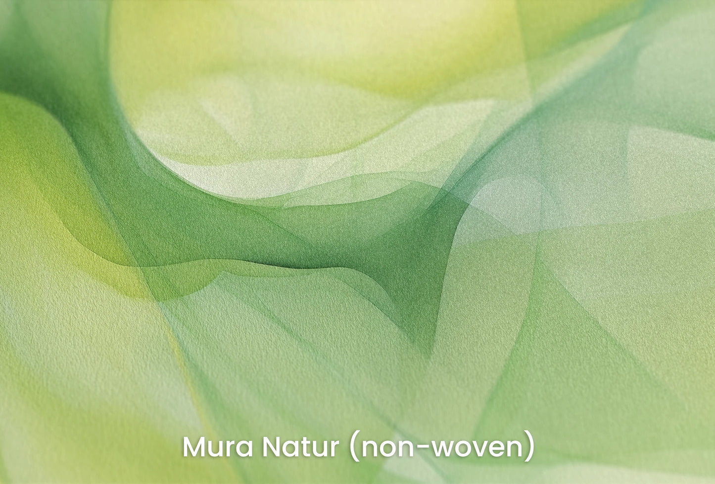 Zbliżenie na artystyczną fototapetę o nazwie Żółty Wir na podłożu Mura Natur (non-woven) - naturalne i ekologiczne podłoże.