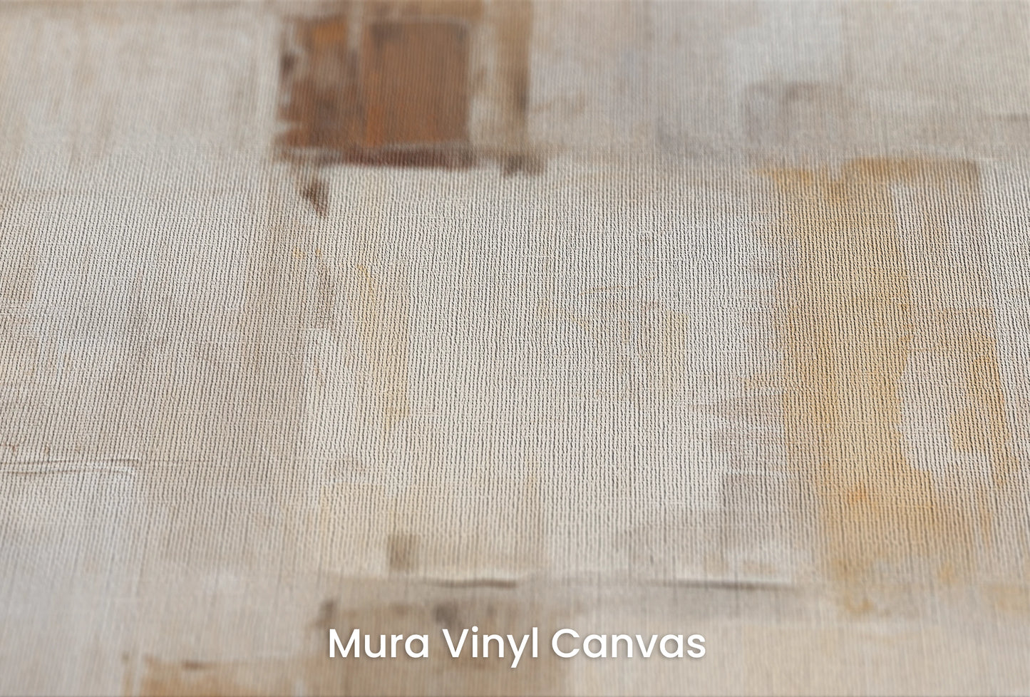 Zbliżenie na artystyczną fototapetę o nazwie Neutral Geometry na podłożu Mura Vinyl Canvas - faktura naturalnego płótna.