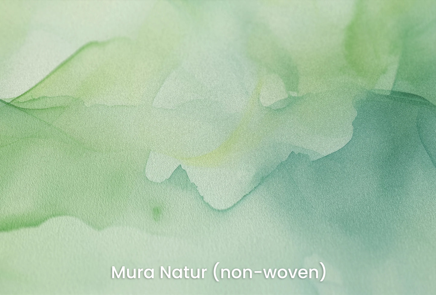 Zbliżenie na artystyczną fototapetę o nazwie Aquatic Whisper na podłożu Mura Natur (non-woven) - naturalne i ekologiczne podłoże.