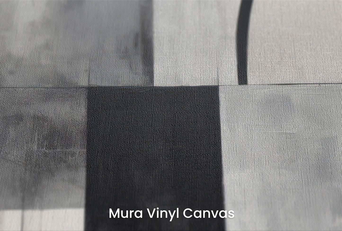 Zbliżenie na artystyczną fototapetę o nazwie Circular Elegance na podłożu Mura Vinyl Canvas - faktura naturalnego płótna.