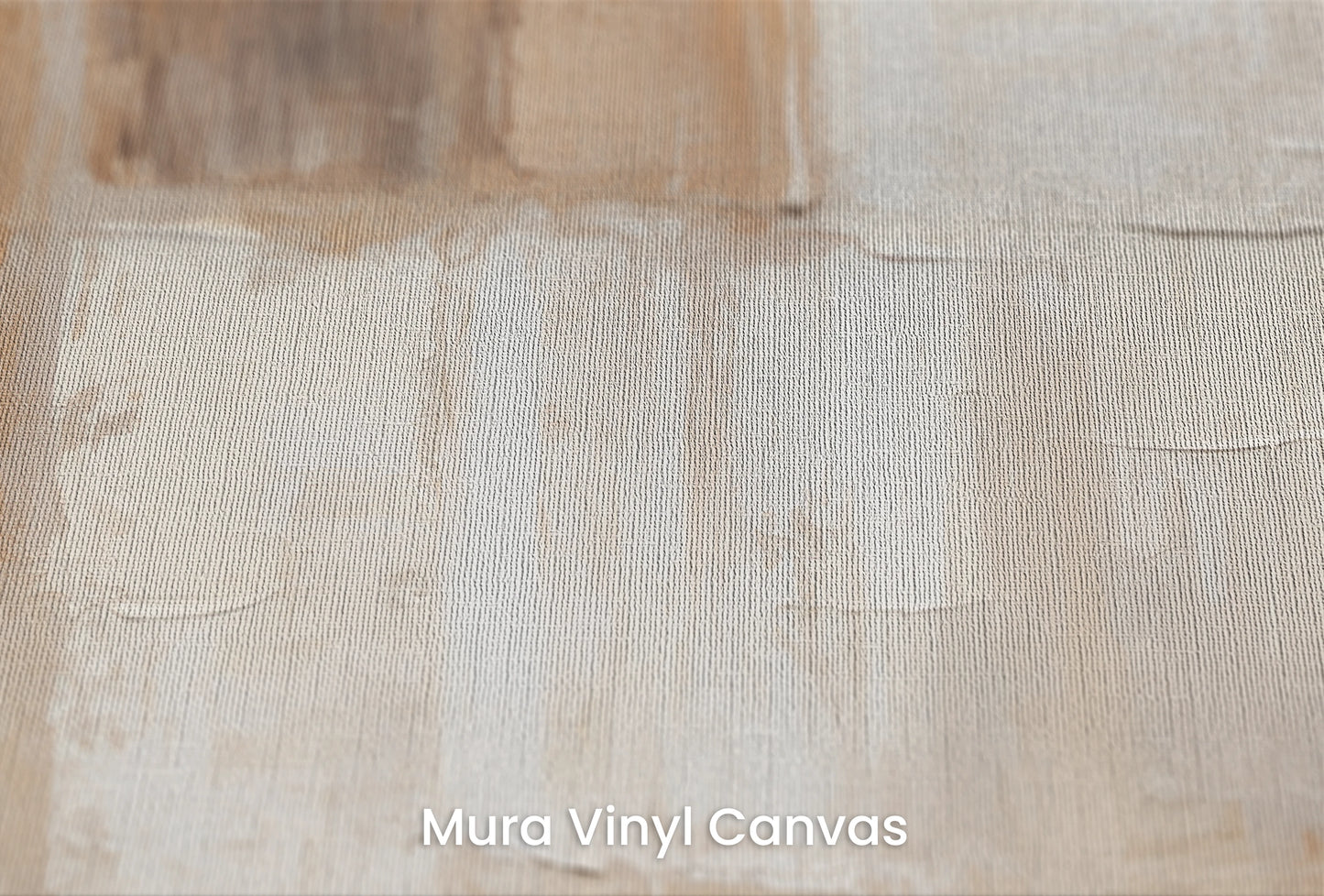 Zbliżenie na artystyczną fototapetę o nazwie Contemporary Blocks na podłożu Mura Vinyl Canvas - faktura naturalnego płótna.