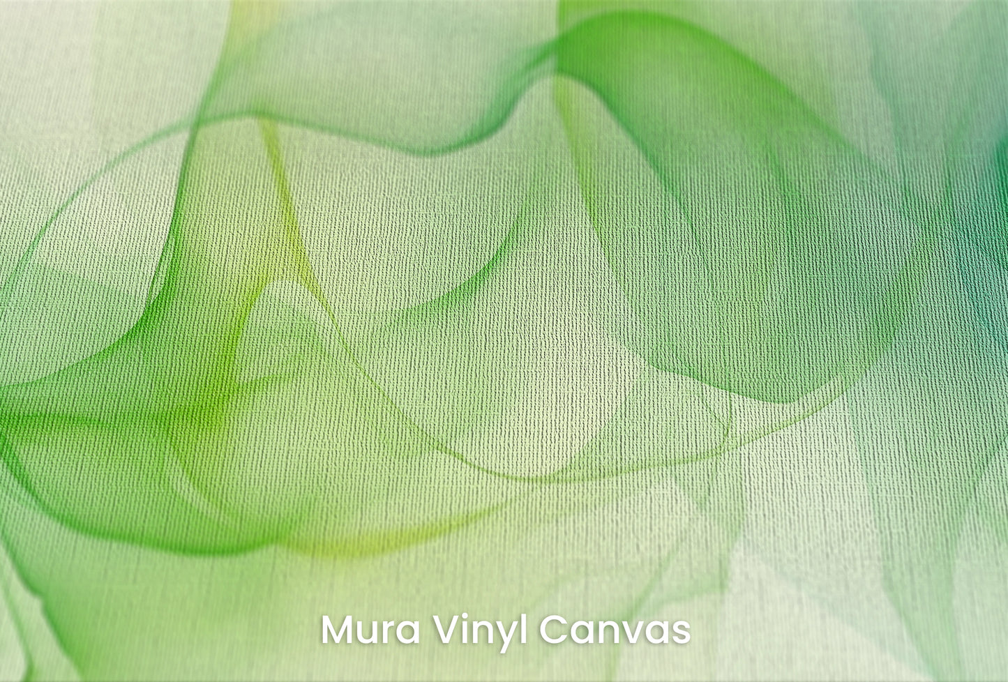 Zbliżenie na artystyczną fototapetę o nazwie Organiczna Symfonia na podłożu Mura Vinyl Canvas - faktura naturalnego płótna.