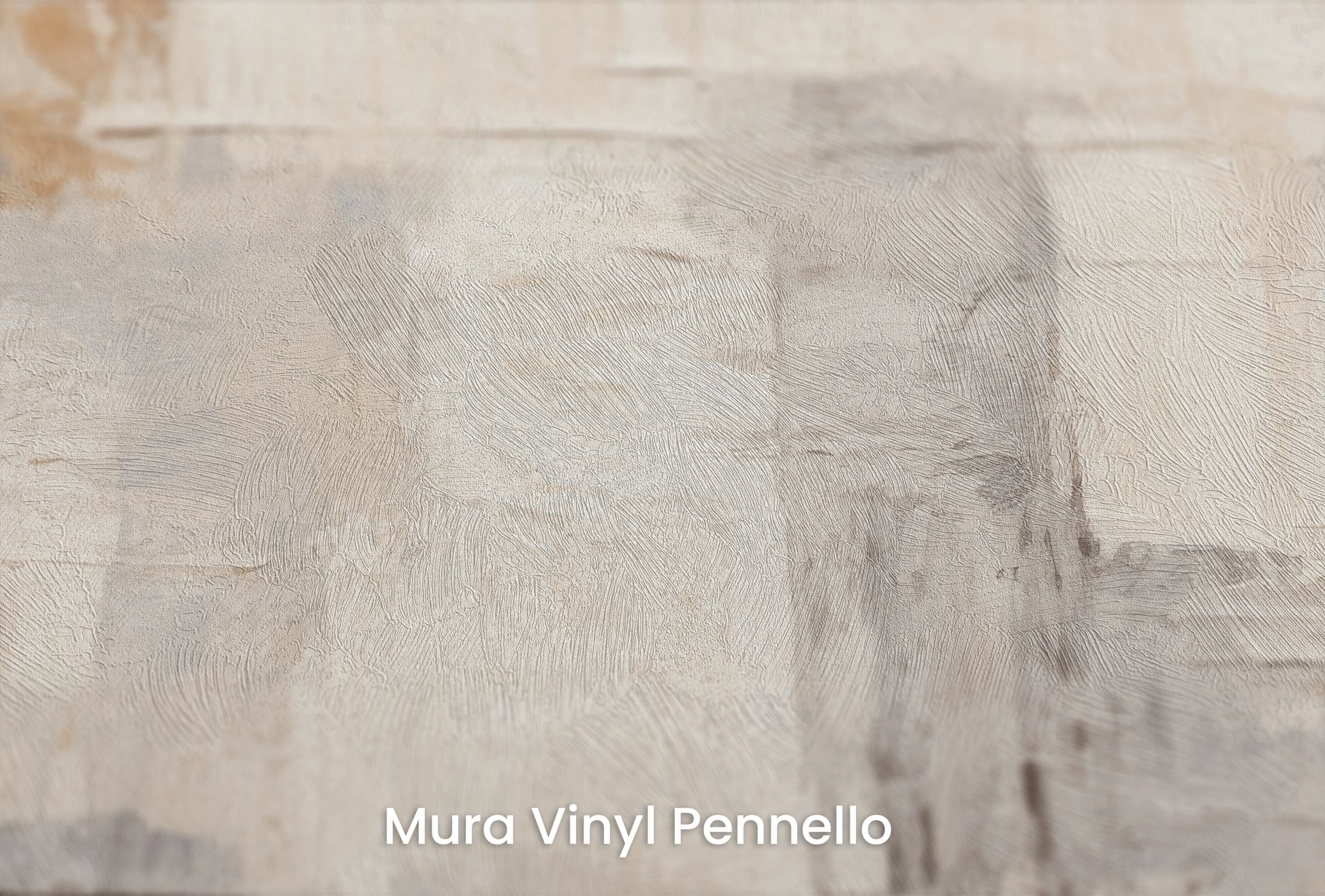 Zbliżenie na artystyczną fototapetę o nazwie Tonal Elegance #2 na podłożu Mura Vinyl Pennello - faktura pociągnięć pędzla malarskiego.