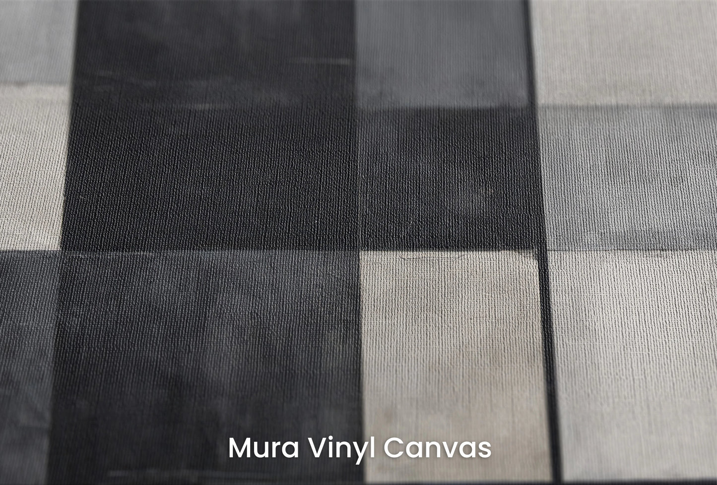 Zbliżenie na artystyczną fototapetę o nazwie Monochromatic Elegance #3 na podłożu Mura Vinyl Canvas - faktura naturalnego płótna.