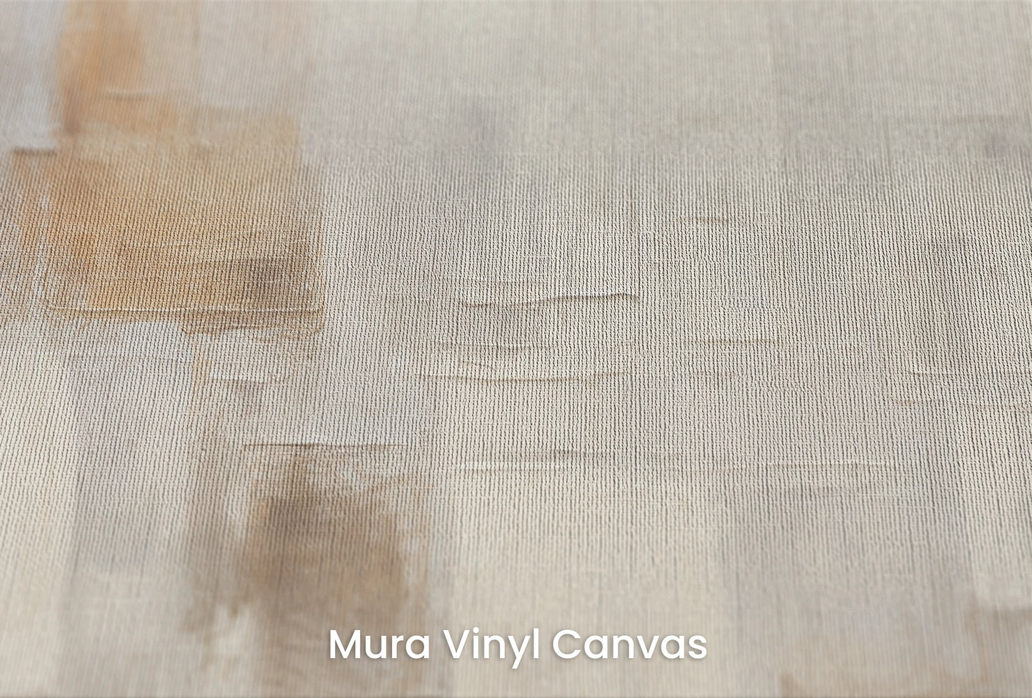 Zbliżenie na artystyczną fototapetę o nazwie Modern Patchwork na podłożu Mura Vinyl Canvas - faktura naturalnego płótna.