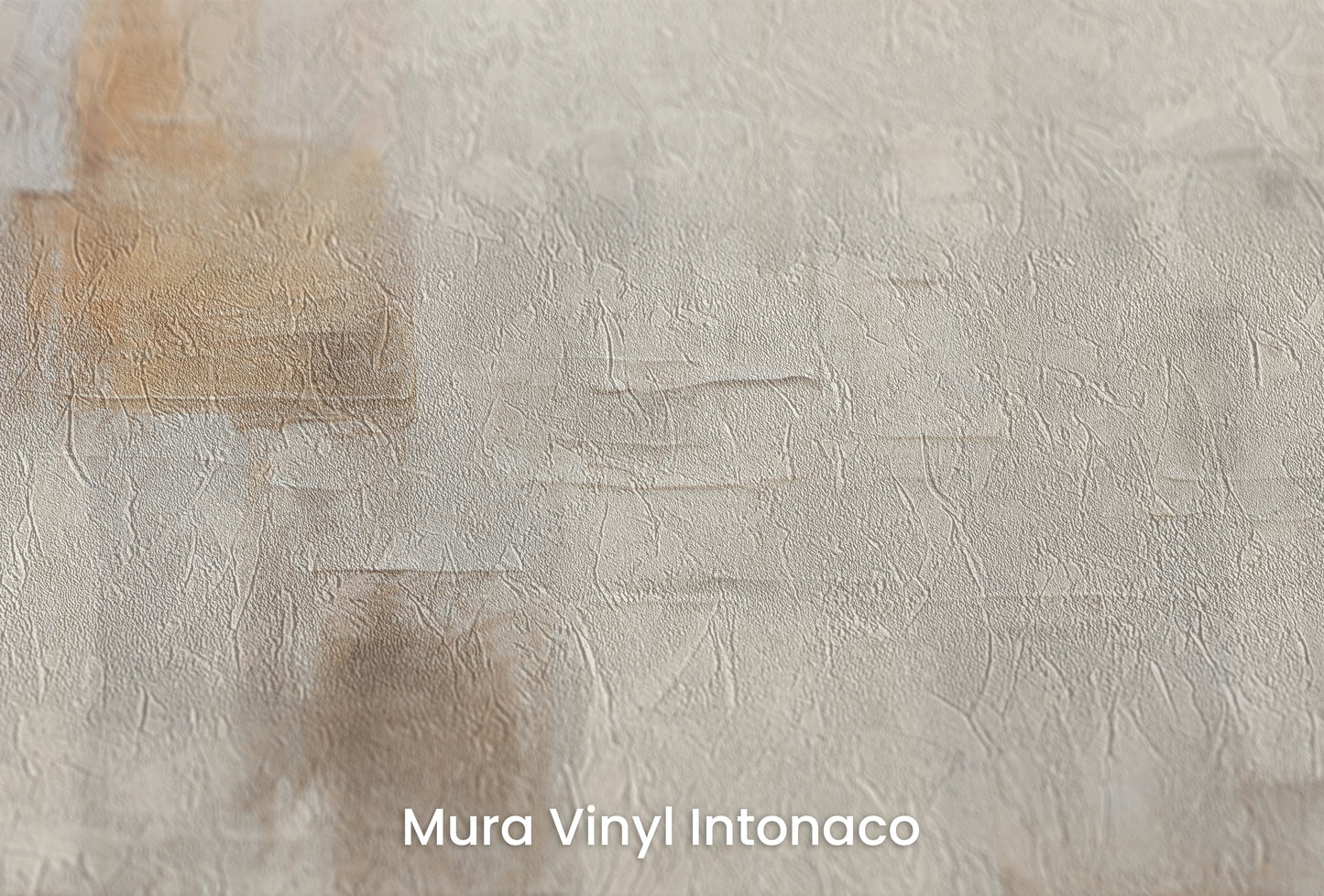 Zbliżenie na artystyczną fototapetę o nazwie Modern Patchwork na podłożu Mura Vinyl Intonaco - struktura tartego tynku.