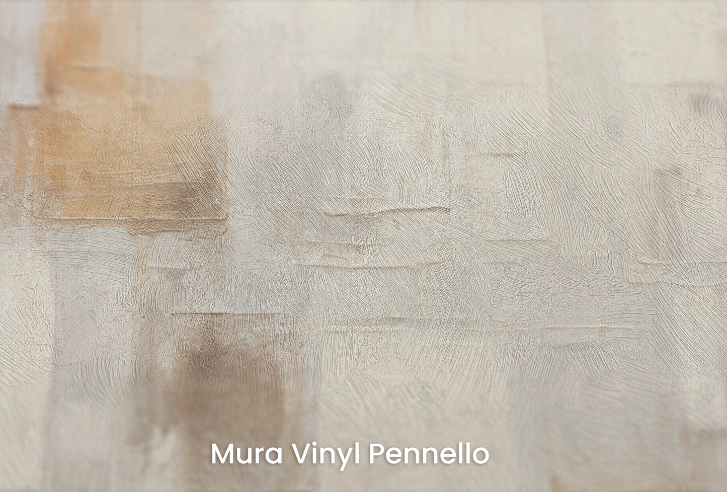 Zbliżenie na artystyczną fototapetę o nazwie Modern Patchwork na podłożu Mura Vinyl Pennello - faktura pociągnięć pędzla malarskiego.