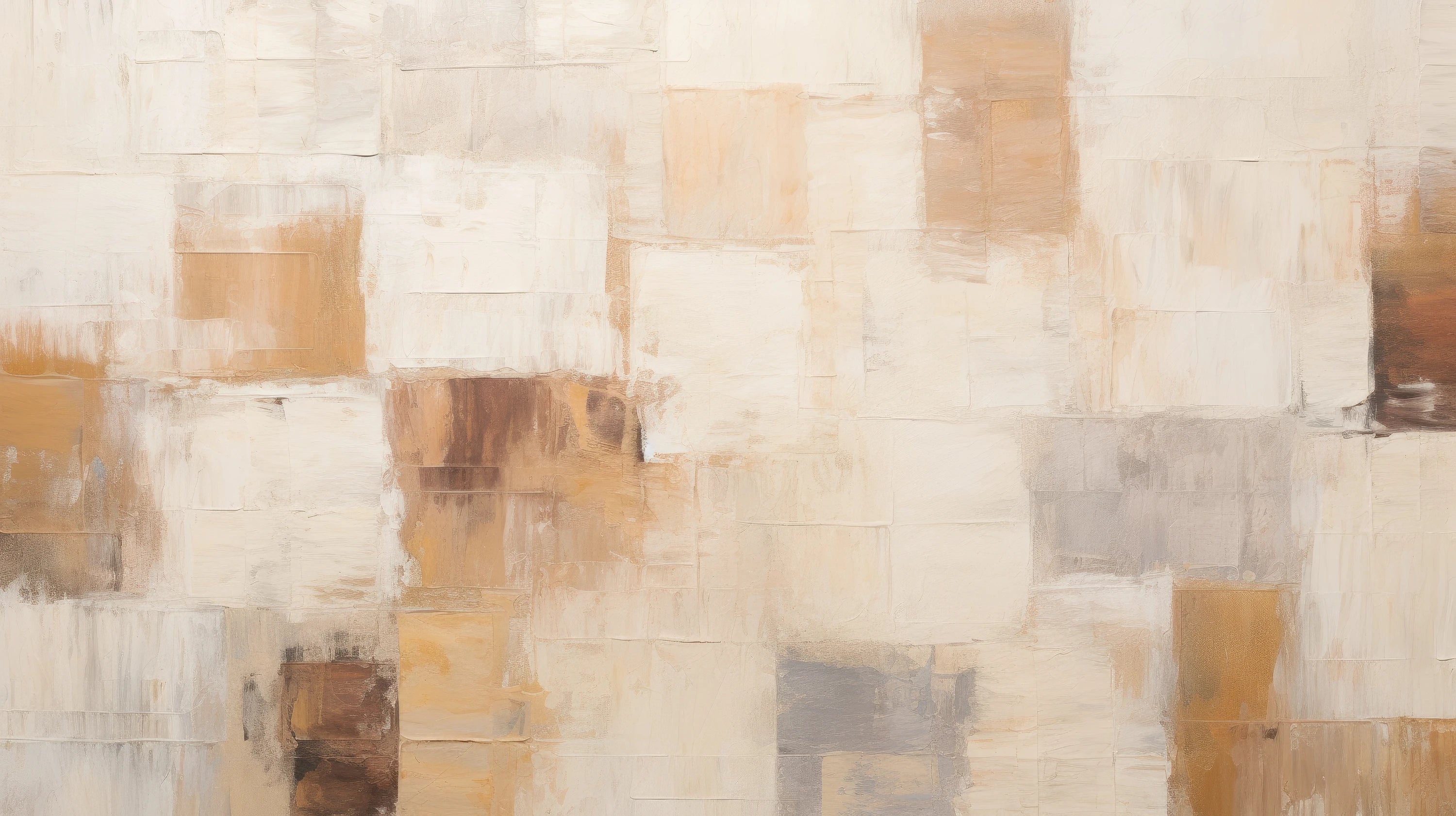 Mustervorschau: Prezentacja całego wzoru fototapety o nazwie Beige Mosaic