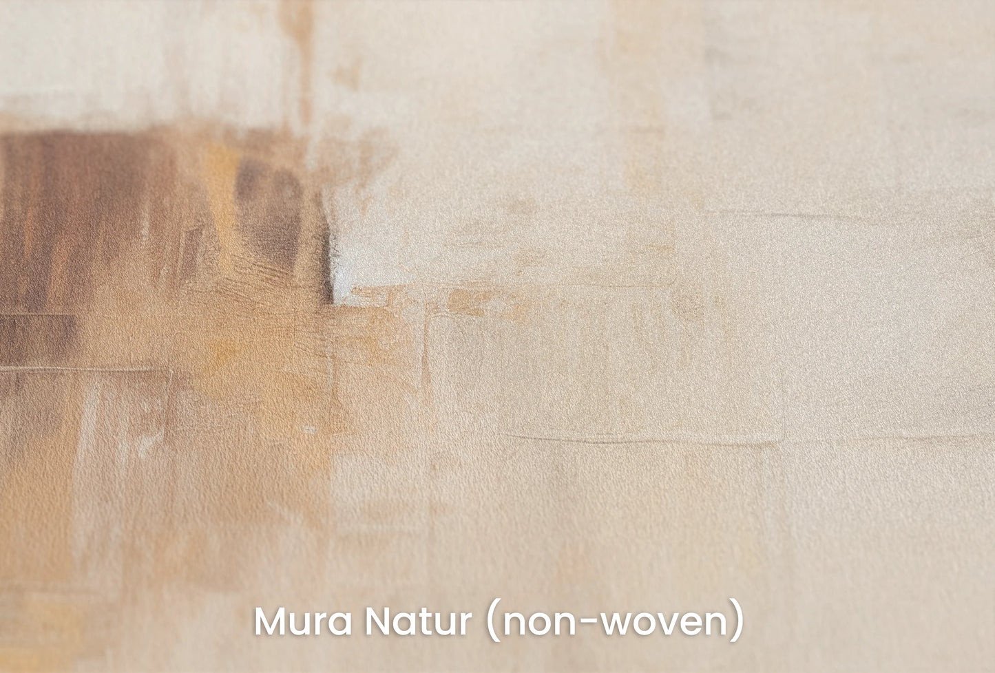 Zbliżenie na artystyczną fototapetę o nazwie Beige Mosaic na podłożu Mura Natur (non-woven) - naturalne i ekologiczne podłoże.