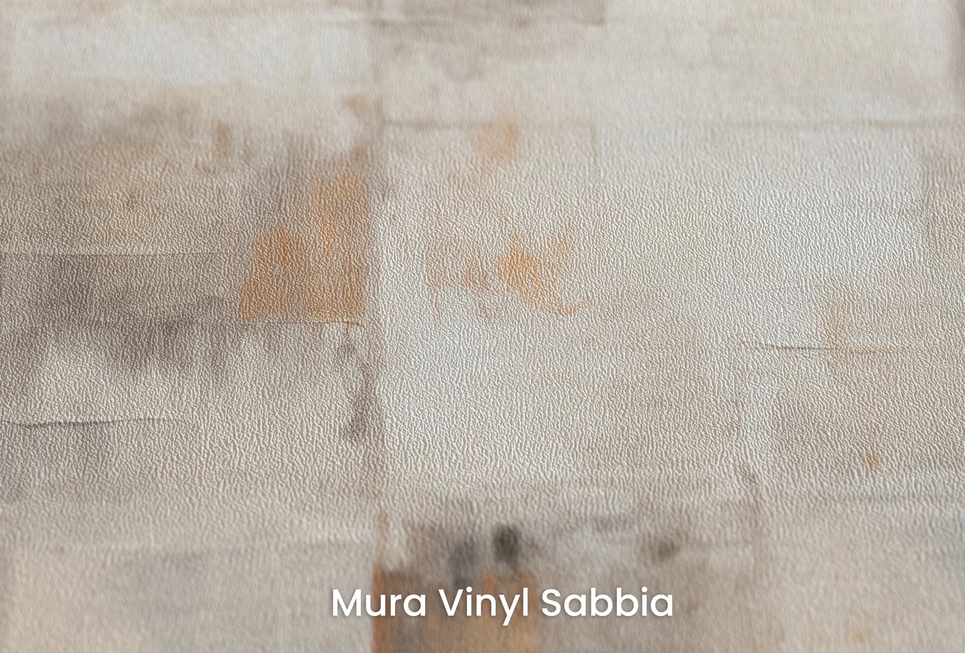 Zbliżenie na artystyczną fototapetę o nazwie Abstract Layers #2 na podłożu Mura Vinyl Sabbia struktura grubego ziarna piasku.