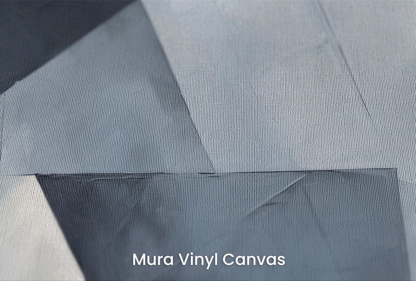 Zbliżenie na artystyczną fototapetę o nazwie Elegant Geometric Simplicity na podłożu Mura Vinyl Canvas - faktura naturalnego płótna.