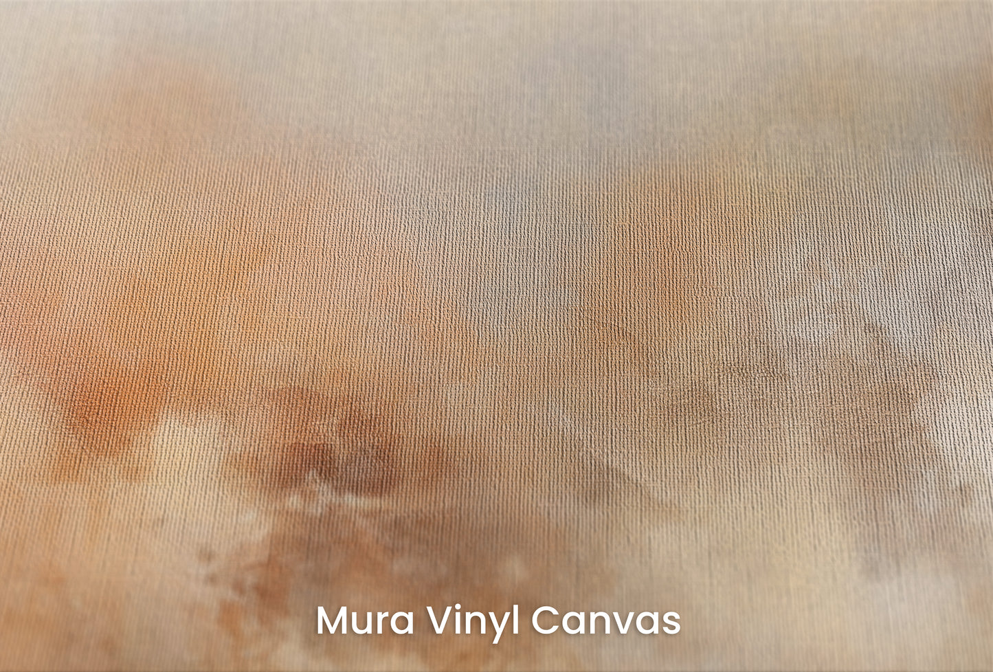 Zbliżenie na artystyczną fototapetę o nazwie AMBER DAWN ABSTRACT na podłożu Mura Vinyl Canvas - faktura naturalnego płótna.