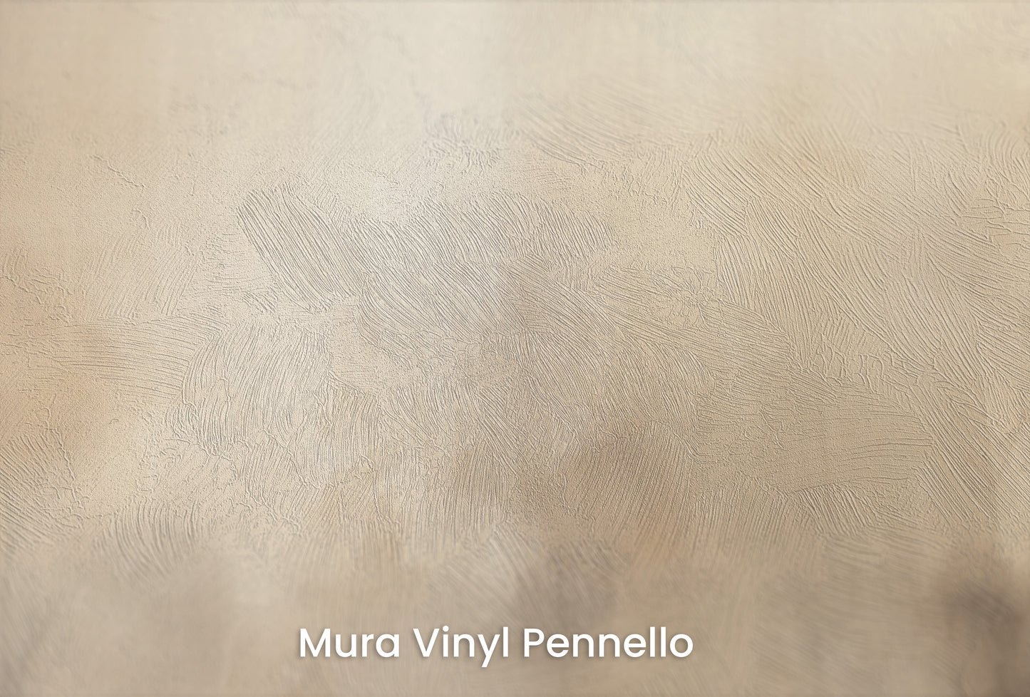 Zbliżenie na artystyczną fototapetę o nazwie MISTY FOREST MURAL na podłożu Mura Vinyl Pennello - faktura pociągnięć pędzla malarskiego.